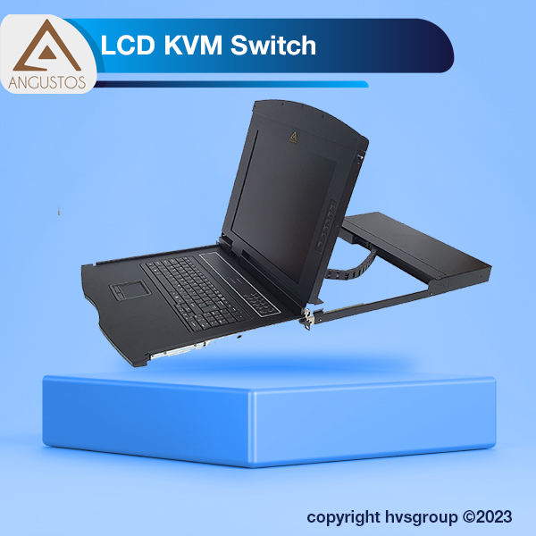 Angsutos LCD KVM Switch AL-v708L