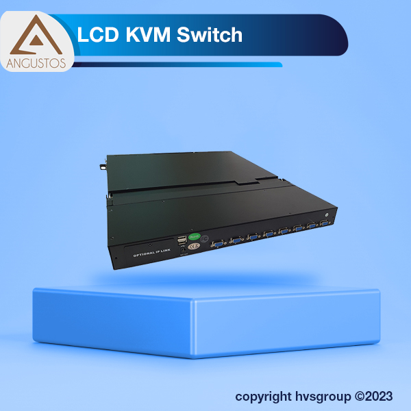 Angsutos LCD KVM Switch AL-v708L