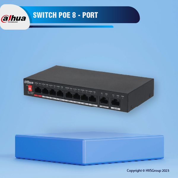 Desktop PoE Switch | DH-PFS3010-8ET-96