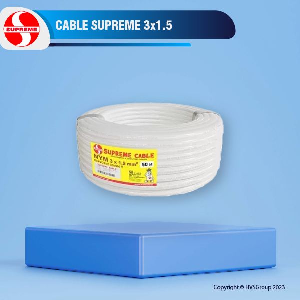 Cable Power Supreme NYM 3 x 1,5 Mm 50 Meter